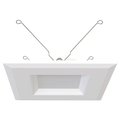 RAB R34S-6 R34S 6" Square Retrofit Downlight - 932-1044 Lumens - 10W - 120V - 5CCT Selectable - Smooth Trim - White