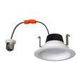 RAB R34X-4 R34X 4" Retrofit Downlight - 515-720 Lumens - 120V - Flux and CCT Selectable - Smooth Trim - White
