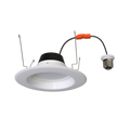 RAB R34X-6 R34X 6" Retrofit Downlight - 770-1330 Lumens - 120V - Flux and CCT Selectable - Smooth Trim - White