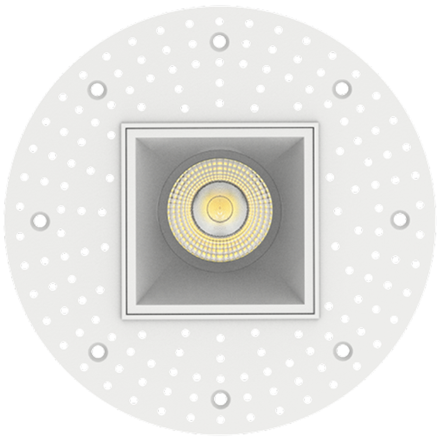 RAB R3STL 3in Trimless Recessed Light – 15W – 1250 Lumens – 2700K–5000K – 120V – Square – Smooth Trim – White Finish – 90+ CRI