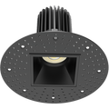 RAB R3STLB 3in Trimless Recessed Light – 15W – 1250 Lumens – 2700K–5000K – 120V – Square – Smooth Trim – Black Finish – 90+ CRI