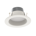 RAB R4R109FA120WB R4R 4" Residential Retrofit Downlight - 1100 Lumens - 10W - 120V - 5CCT Selectable - Baffle Trim - White