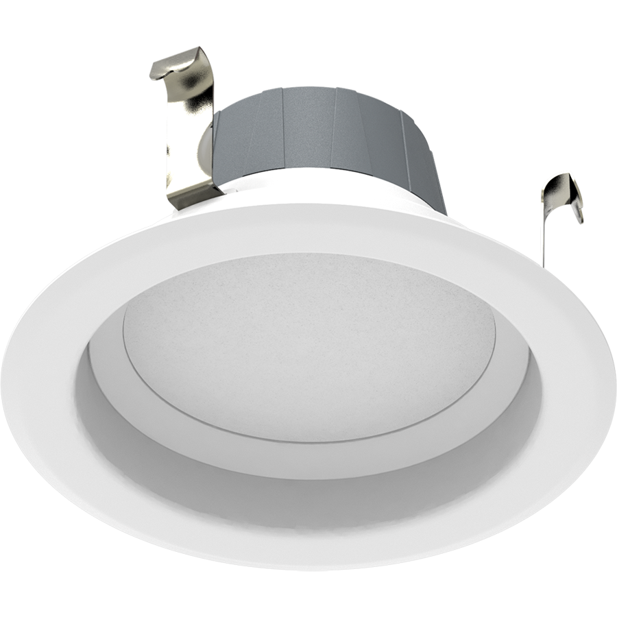 RAB R4R109FA120WS R4R 4" Residential Retrofit Downlight - 1100 Lumens - 10W - 120V - 5CCT Selectable - Smooth Trim - White