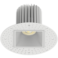 RAB R4STL 4in Trimless Recessed Light – 20W – 1900 Lumens – 2700K–5000K – 120V – Square – Smooth Trim – White Finish – 90+ CRI