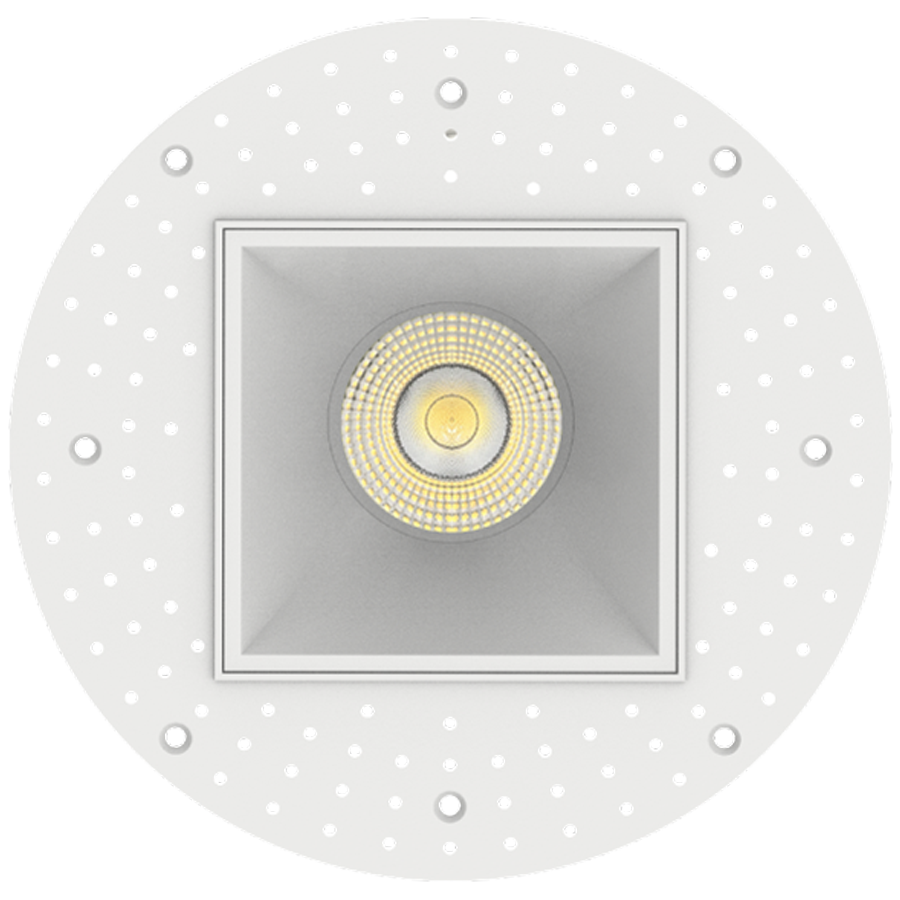 RAB R4STL 4in Trimless Recessed Light – 20W – 1900 Lumens – 2700K–5000K – 120V – Square – Smooth Trim – White Finish – 90+ CRI