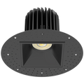 RAB R4STLB 4in Trimless Recessed Light – 20W – 1900 Lumens – 2700K–5000K – 120V – Square – Smooth Trim – Black Finish – 90+ CRI