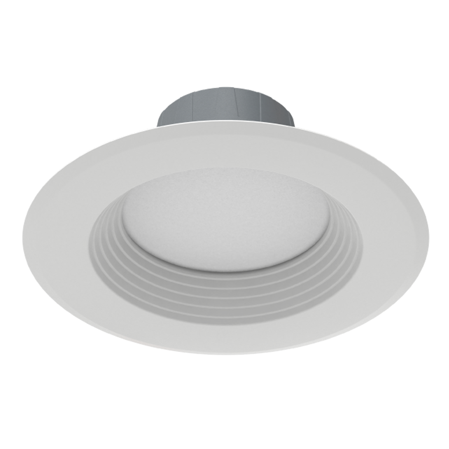 RAB R6R149FA120WB R6R 6" Residential High Output Retrofit Downlight - 1300 Lumens - 14W - 120V - 5CCT Selectable - Baffle Trim - White