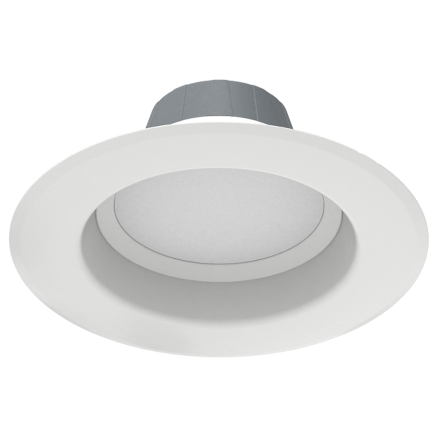 RAB R6R149FA120WS R6R 6" Residential High Output Retrofit Downlight - 1300 Lumens - 14W - 120V - 5CCT Selectable - Smooth Trim - White