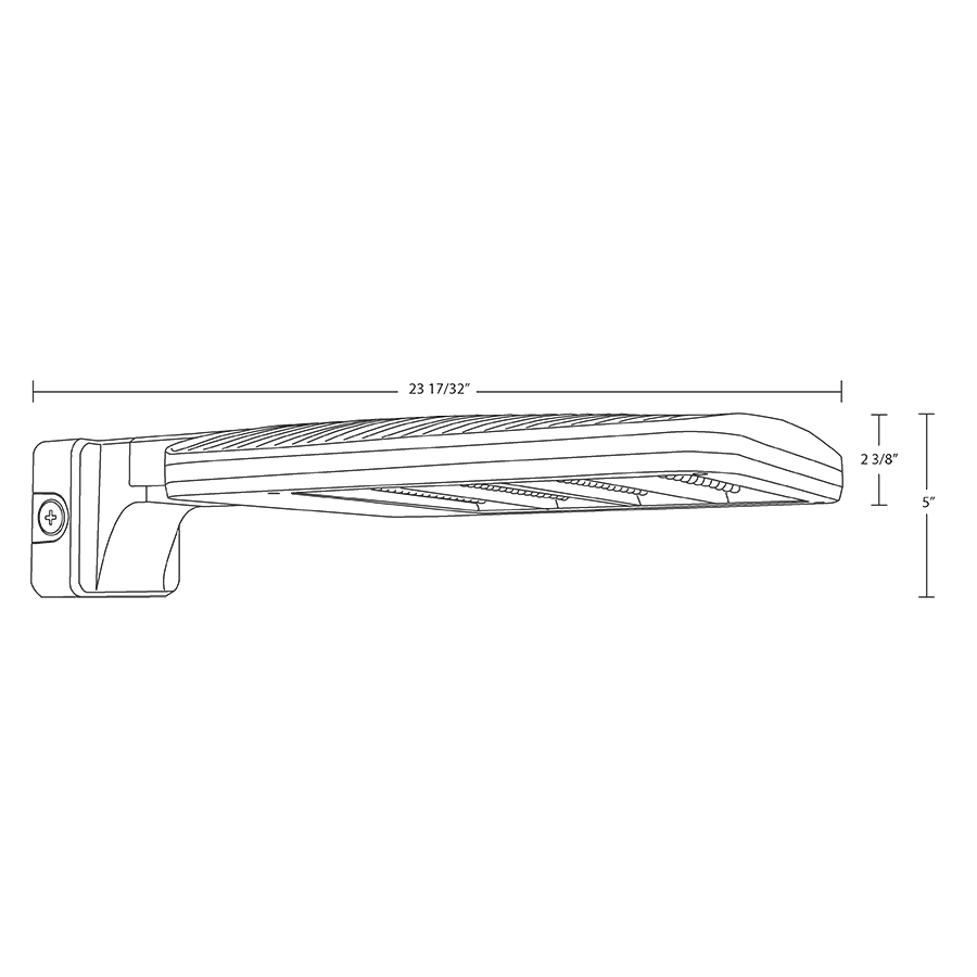 RAB ALEDM4TWMNW/7PR Type IV LED Area Light – 40W-80W Selectable – 4000K – 10870-19864 Lumens – 120-277V – Wall Mount – NEMA 7-Pin Photocontrol Receptacle – White Finish