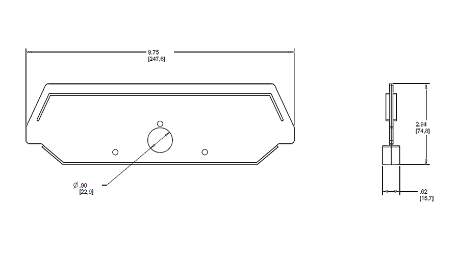 RAB GUS JCAP GUS Surface Wrap Joiner Bracket Kit – Includes Mounting Screws – White Finish – For 2ft and 4ft GUS Surface Wrap Fixtures