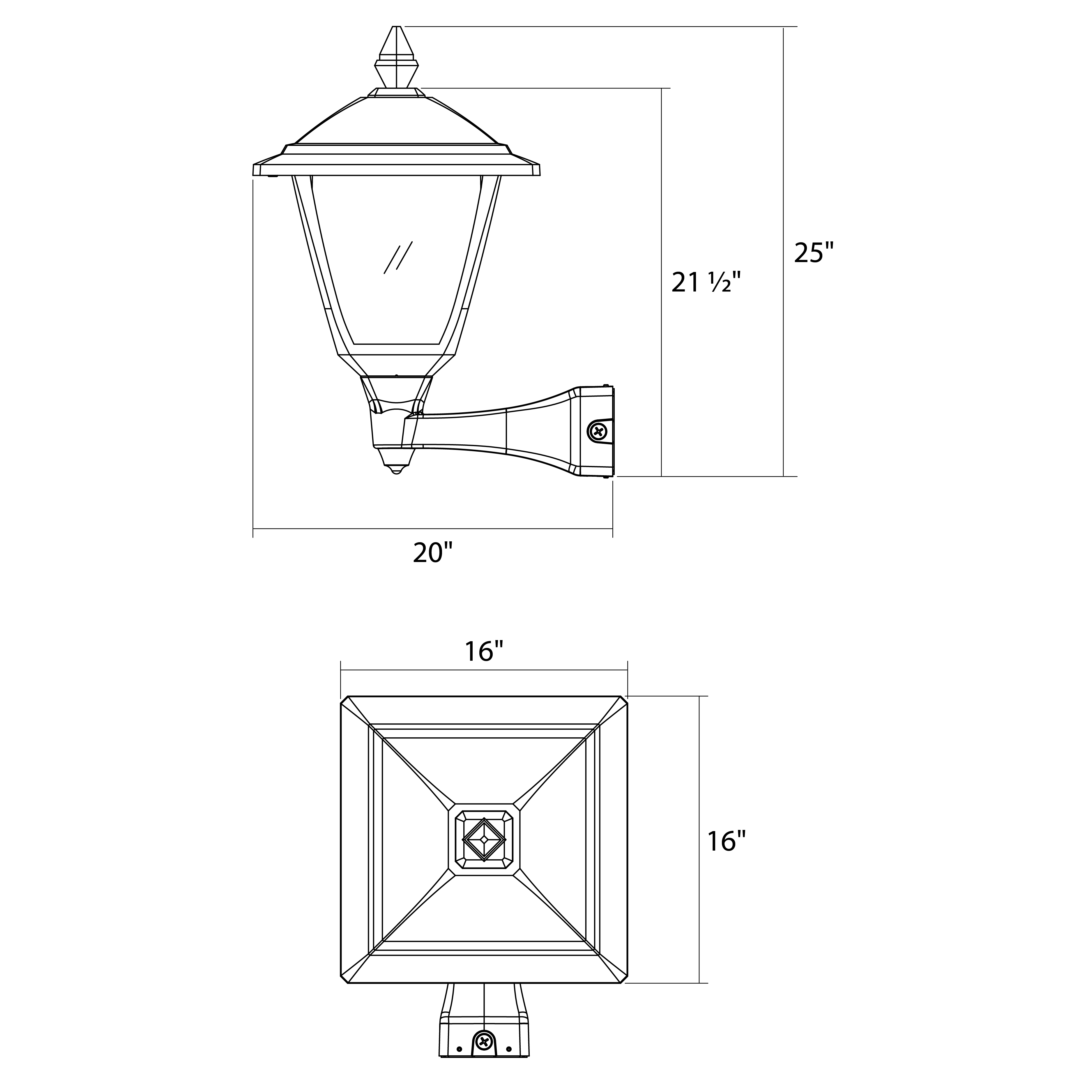 RAB HTG-SWMB/MVS Square Outdoor Wall Sconce – 60W-120W Selectable – Type III/Type V Distribution – 3000K/4000K/5000K Selectable – 5089-15401 Lumens – 120-277V – Multi-Level Motion Sensor – Black Finish