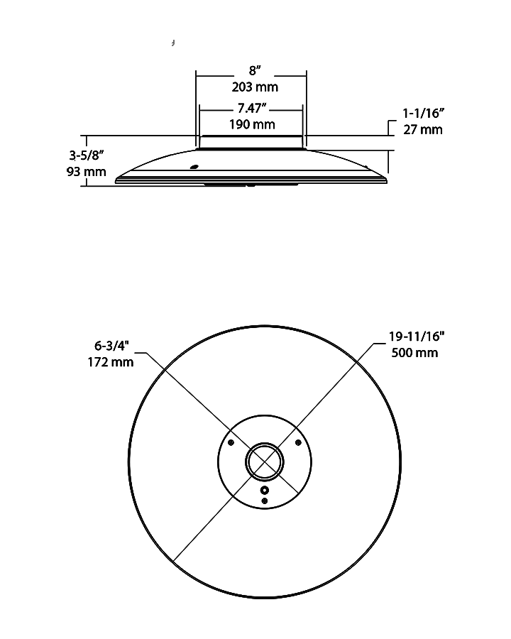 RAB IVGT5-50L740WU T5 Wide LED Parking Garage Light – 40W – 4000K – 5500 Lumens – 120-277V – 0-10V Dimmable – White Finish