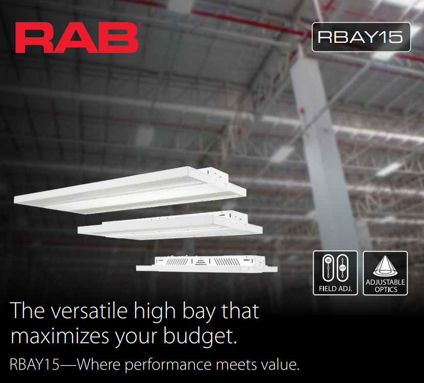 RAB SMKRBAY15S Surface Mount Kit for RBAY15 Small Linear High Bay