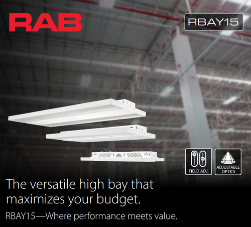 RAB PMKRBAY15 Pendant Mount Kit – RBAY15 Medium & Large Linear High Bay