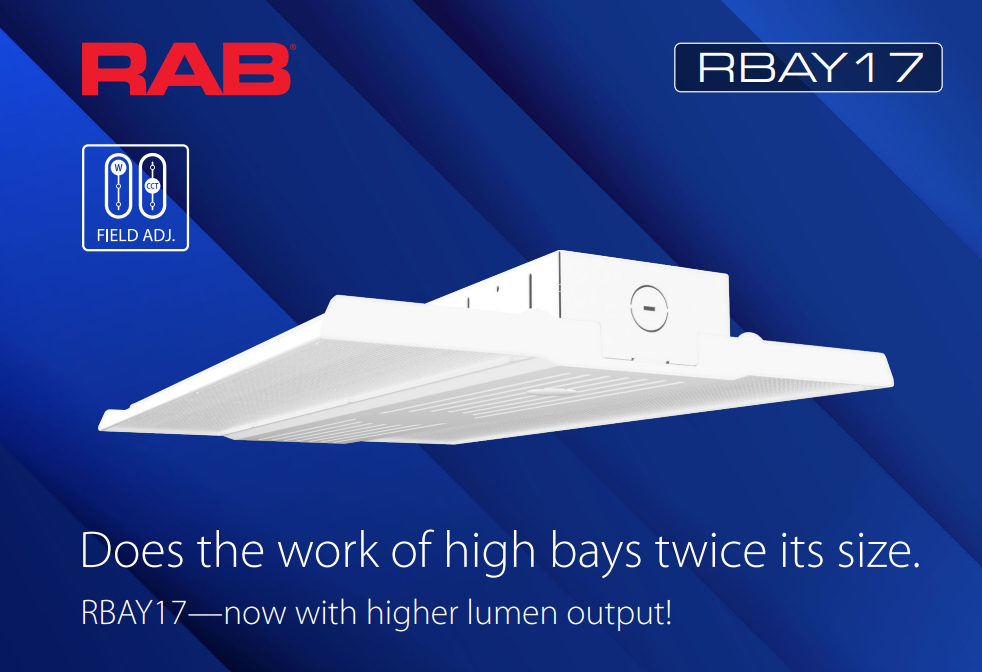 RAB SMKRBAY17S Surface Mount Kit for RBAY17 Small Linear High Bay