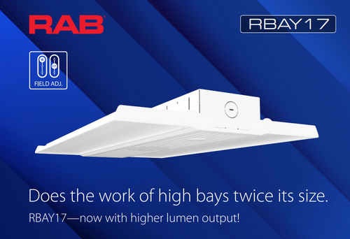 RAB SM-EM-RBAY17S Emergency Surface Mount Bracket – RBAY17 Small Linear High Bay