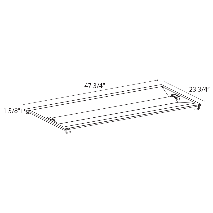 RAB SWISH34-2X4/E LED Center Basket Troffer – 2x4 – Selectable 30W/35W/40W – 3500K/4000K/5000K – 4140-5509 Lumens – 120-277V – Emergency Battery Backup