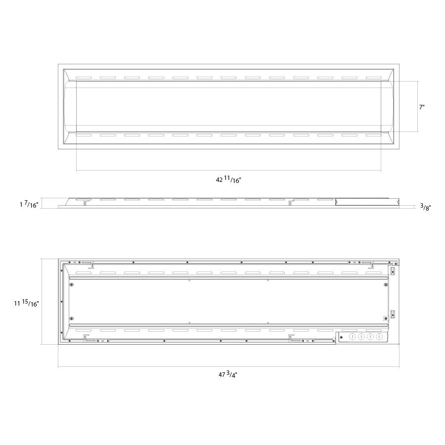 RAB SWISHAIR1X4 LED Air Handling Troffer – 1x4 – Selectable 18W/26W/35W – 3500K/4000K/5000K – 2455-4922 Lumens – 120-277V