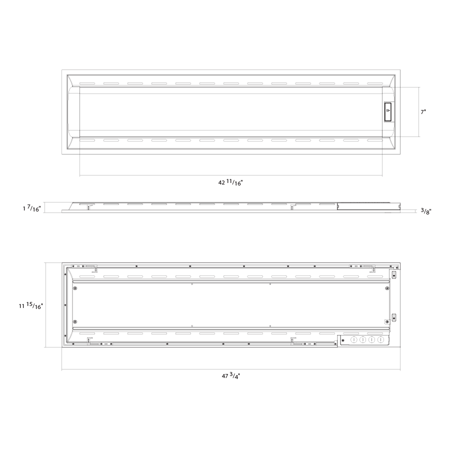 RAB SWISHAIR1X4/MVS LED Air Handling Troffer – 1x4 – Selectable 18W/26W/35W – 3500K/4000K/5000K – 2455-4922 Lumens – 120-277V – Microwave Occupancy Sensor