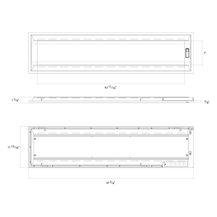RAB SWISHAIR1X4/PIR LED Air Handling Troffer – 1x4 – Selectable 18W/26W/35W – 3500K/4000K/5000K – 2455-4922 Lumens – 120-277V – PIR Occupancy Sensor