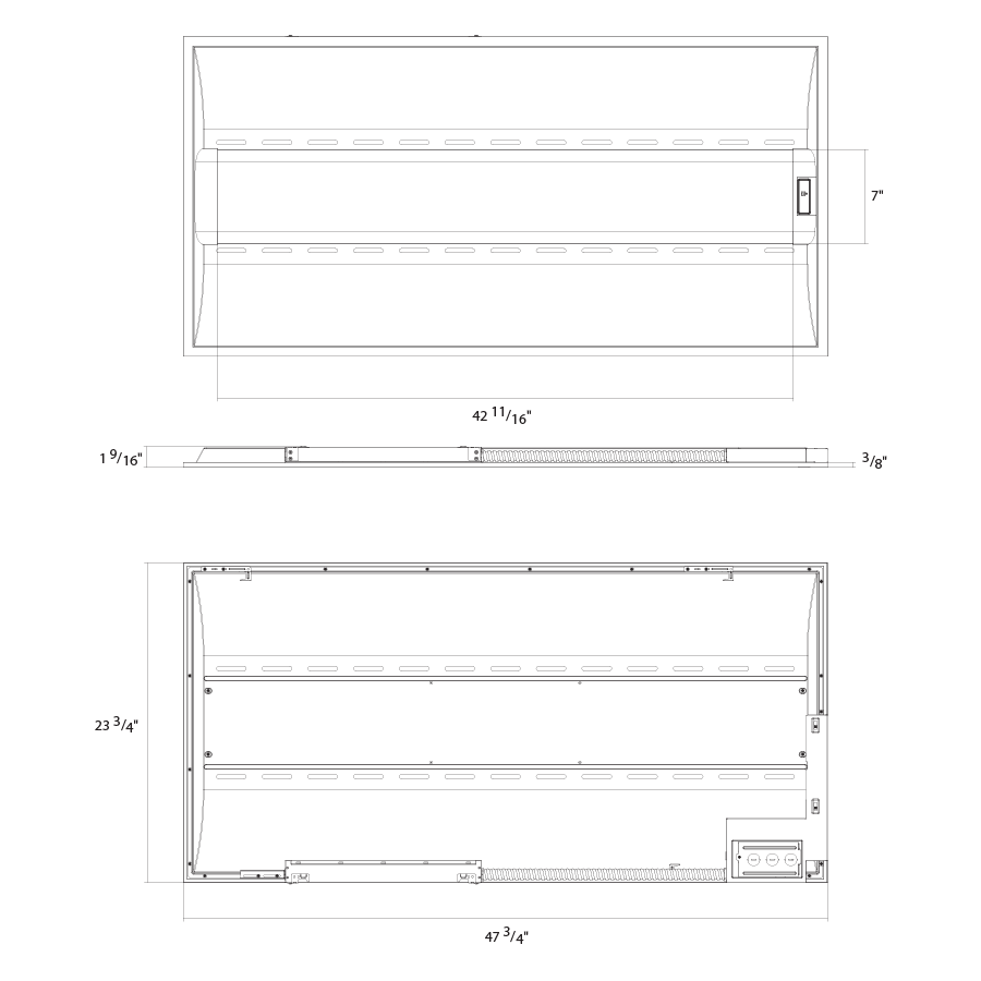 RAB SWISHAIR2X4/MVS/E LED Air Handling Troffer – 2x4 – Selectable 26W/35W/44W – 3500K/4000K/5000K – 3681-6047 Lumens – 120-277V – Microwave Occupancy Sensor – Emergency Battery Backup