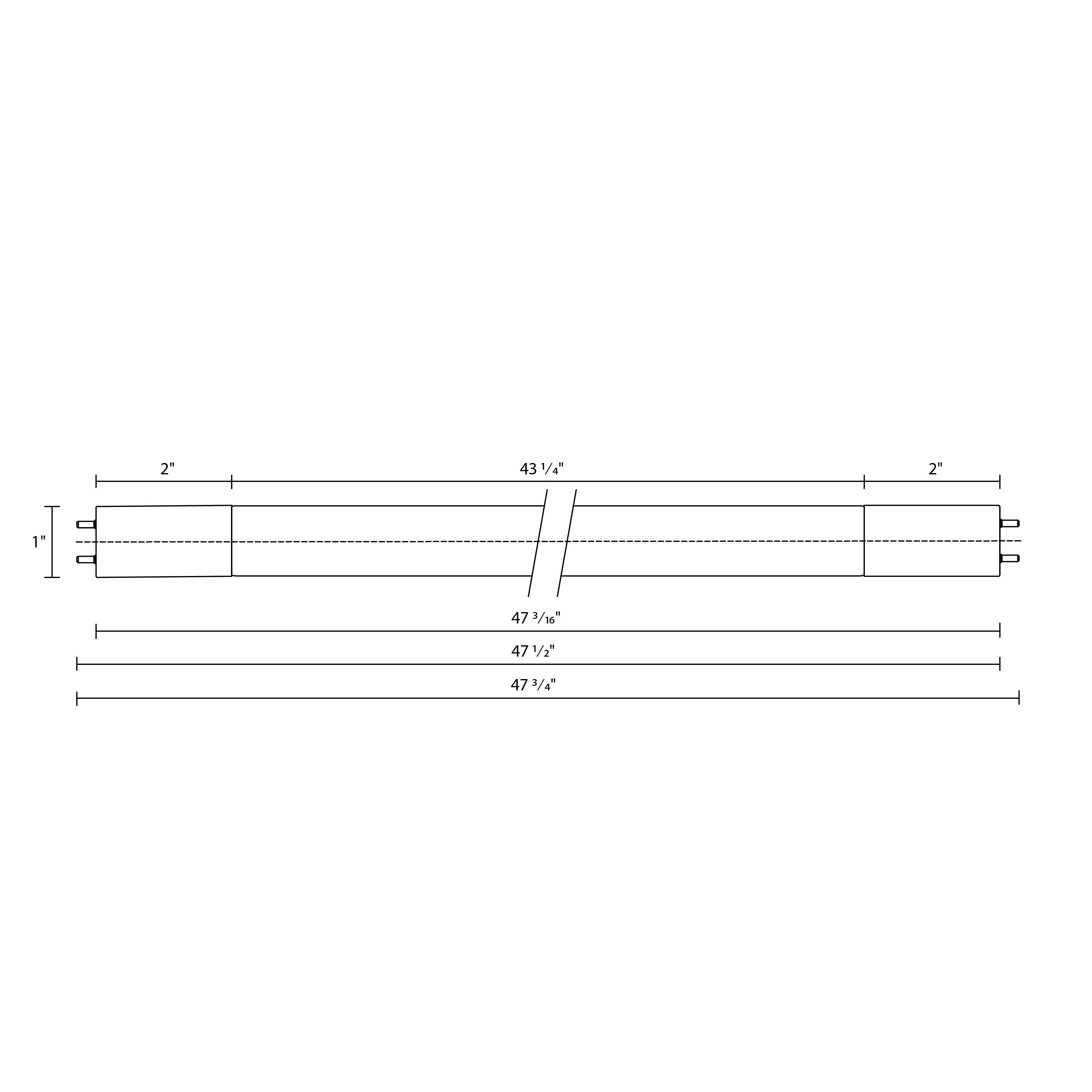 RAB T8-8-48G-835-SD-BYP T8 LED Tube – 4ft – Type B Ballast Bypass – Single/Double Ended – 8W – 3500K – 1600 Lumens – 120-277V