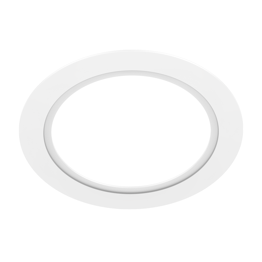 RAB RFLED-GOOF-6R-8R-W Recessed Goof Ring – 6in–8in – White Finish