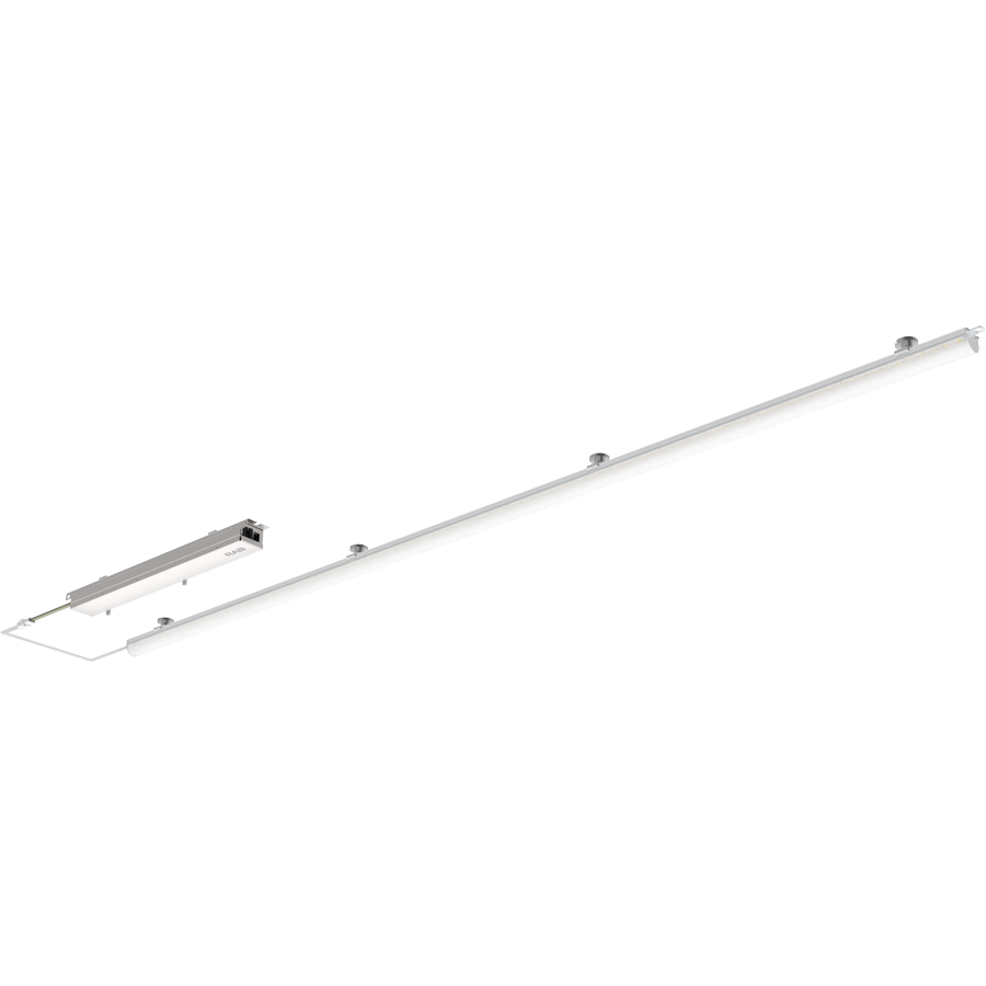 RAB RLB-4F Retrofit Light Bar – 1x4 – 3 Wattage Selectable – 5 CCT Selectable – Frosted Lens – 2540-3953 Lumens – 120-277V