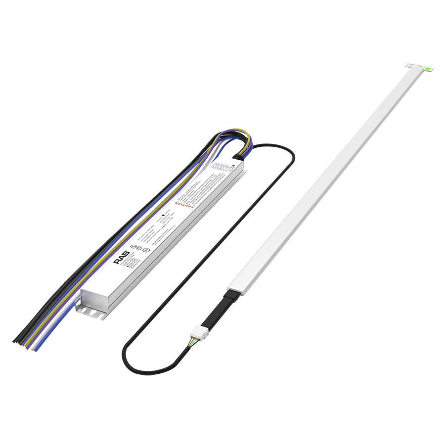 RAB RLB-EM Emergency Battery Backup Driver for Retrofit Light Bar – 8W – 100-347VAC – 30-60VDC Output