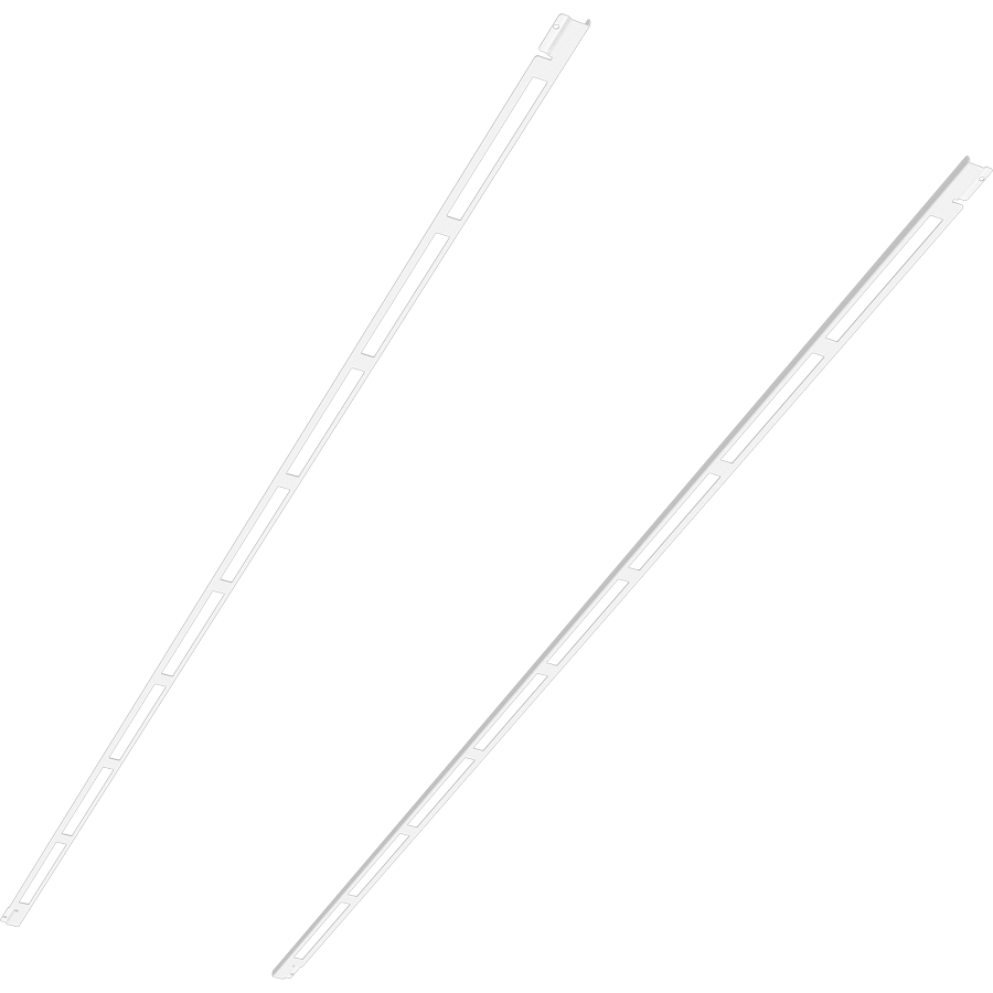 RAB RPAH4 Air Handling Frame Kit for 1x4 & 2x4 RPLED Retrofit Panels – White Finish – 2 Pack