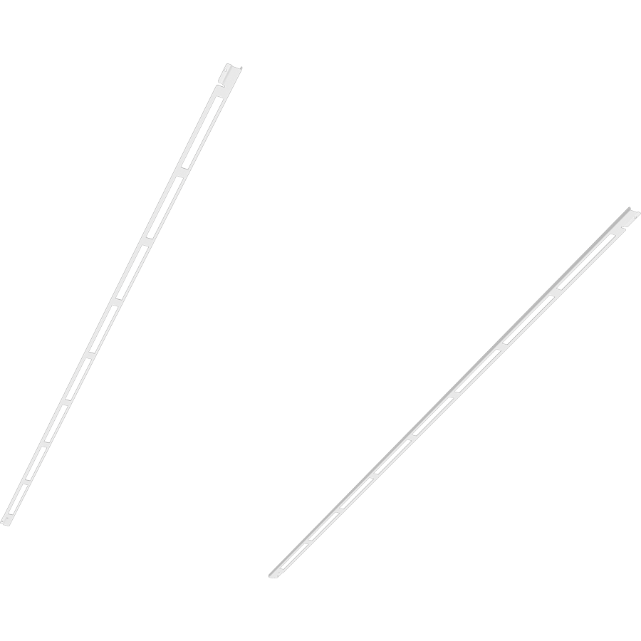 RAB RPAH4 Air Handling Frame Kit for 1x4 & 2x4 RPLED Retrofit Panels – White Finish – 2 Pack