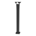 RAB SA-PB SA Pouf LED Bollard – 8W – 3000K – 541 Lumens – 120-277V – Matte Bronze Finish
