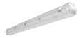 RAB SEAL4/MVS/E SEAL4 LED Linear Washdown Light with Microwave Motion Sensor and Emergency Battery Backup - 4ft - 4080-6800 Lumens - 30W–50W Selectable Wattage - 120-277V