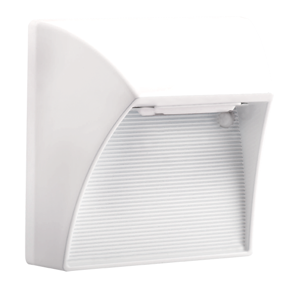 RAB SLED5YW Square LED Step Light – 5W – 3000K – 128 Lumens – 120-277V – White Finish