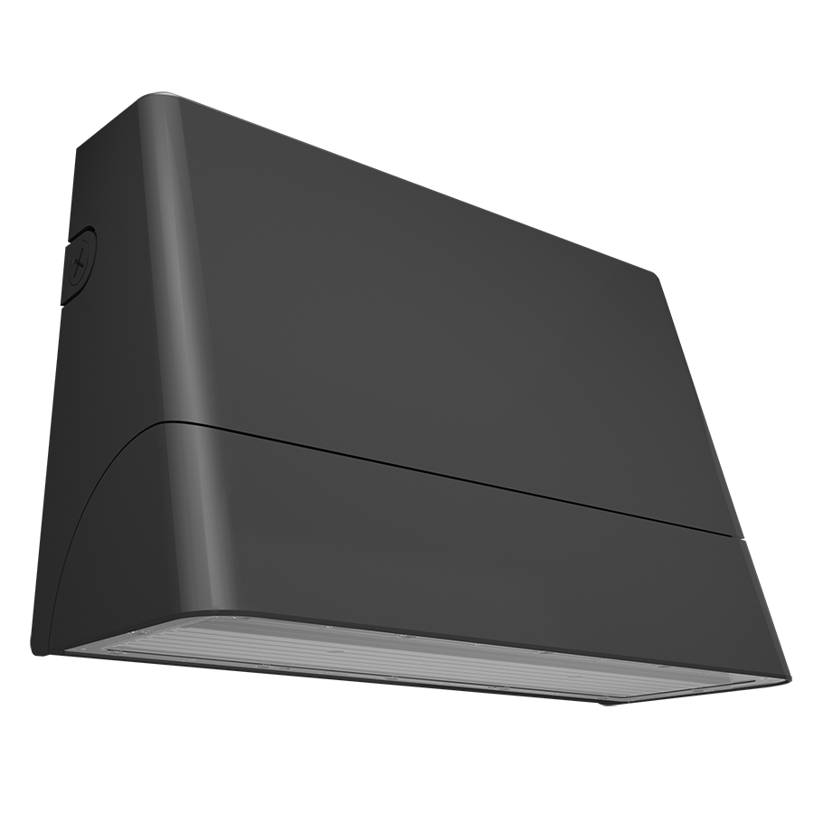 RAB SLIM22-L-150 Field-Adjustable Wall Pack – Large – Selectable 75W/100W/125W/150W – Selectable 3000K/4000K/5000K – 11462-21727 Lumens – 120-277V – Adjustable Optics – Bronze Finish