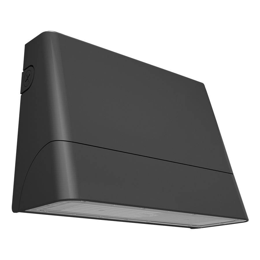 RAB SLIM22-M-100 Field-Adjustable Wall Pack – Medium – Selectable 50W/70W/85W/100W – Selectable 3000K/4000K/5000K – 7219-14382 Lumens – 120-277V – Adjustable Optics – Bronze Finish