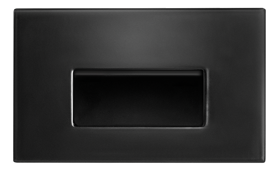 RAB FSLEDH3YYB/120 Horizontal Recessed LED Step Light – 3W – 2700K – 33 Lumens – 120V – Black Finish