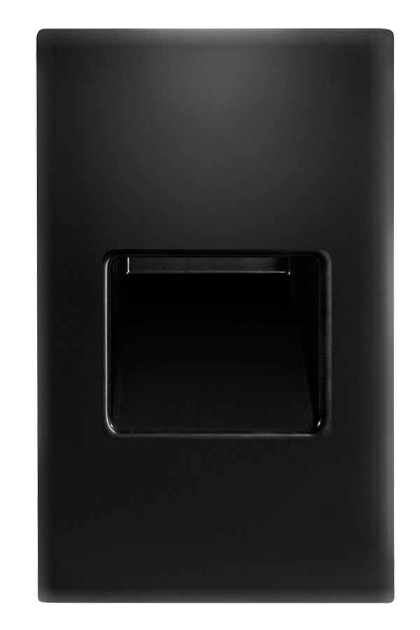 RAB FSLEDV3YYB/120 Vertical Recessed LED Step Light – 3W – 2700K – 33 Lumens – 120V – Black Finish
