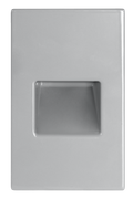 RAB FSLEDV3NS/120 FSLED Vertical Recessed LED Step Light – 3W – 4000K – 59 Lumens – 120V – Silver Finish
