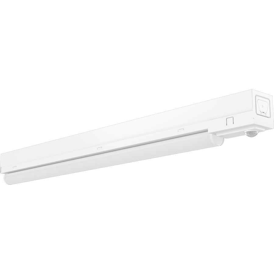 RAB STRP2/PIR STRP LED Strip Light – 2ft Single Tube – Selectable 6W/8W/10W – 3500K/4000K/5000K – 881-1558 Lumens – 120-277V – PIR Occupancy Sensor