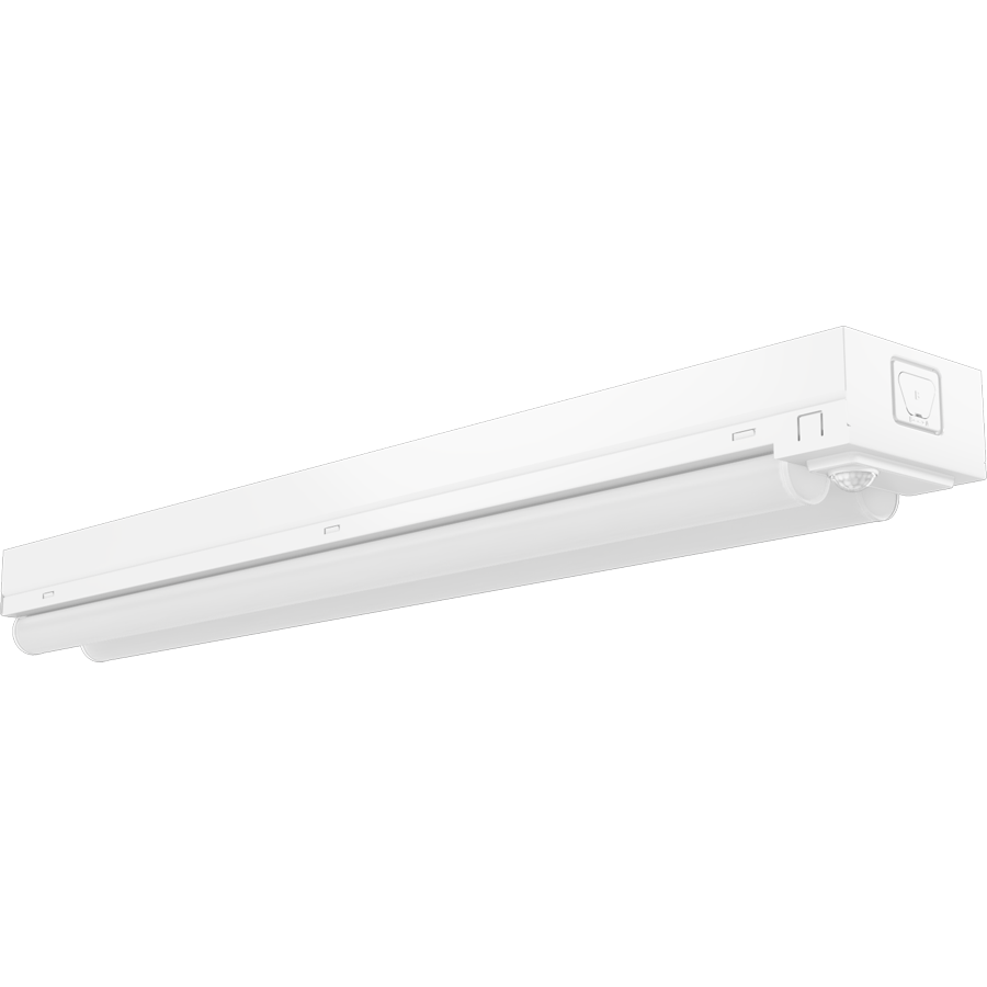 RAB STRP2H/PIR STRP LED Strip Light – 2ft Double Tube – Selectable 10W/15W/20W – 3500K/4000K/5000K – 1514-3071 Lumens – 120-277V – PIR Occupancy Sensor