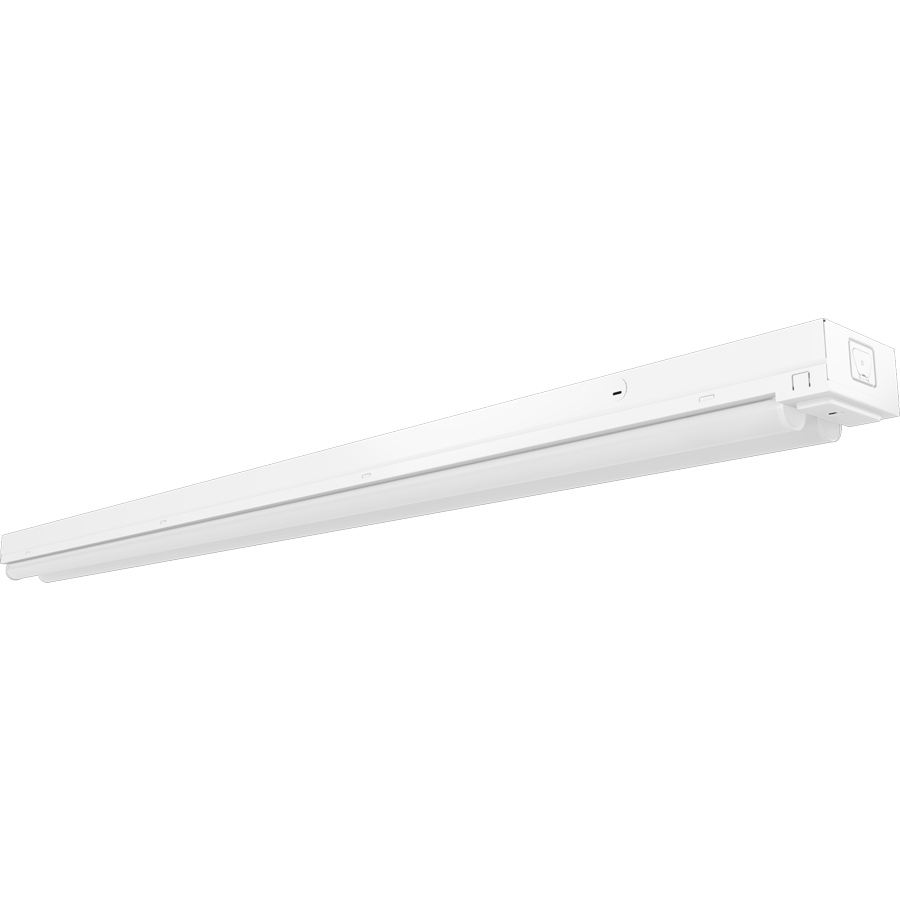 RAB STRP4H/MVS STRP LED Strip Light – 4ft Double Tube – Selectable 20W/30W/40W – 3500K/4000K/5000K – 2924-5815 Lumens – 120-277V – Microwave Occupancy Sensor