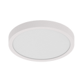 RAB SUMO-R-12/D10 SUMO LED Surface Mount Ceiling Light – 12" Round – 24W – Selectable 2700K/3000K/3500K/4000K/5000K – 1800-1950 Lumens – 120-277V – 0-10V & TRIAC Dimmable – 90 CRI – White Finish