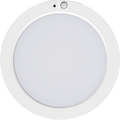 RAB SUMO-R-7/PIR SUMO LED Surface Mount Ceiling Light – 7" Round – 14W – Selectable 2700K/3000K/3500K/4000K/5000K – 1198-1271 Lumens – 120V – PIR Occupancy Sensor – 90 CRI – White Finish