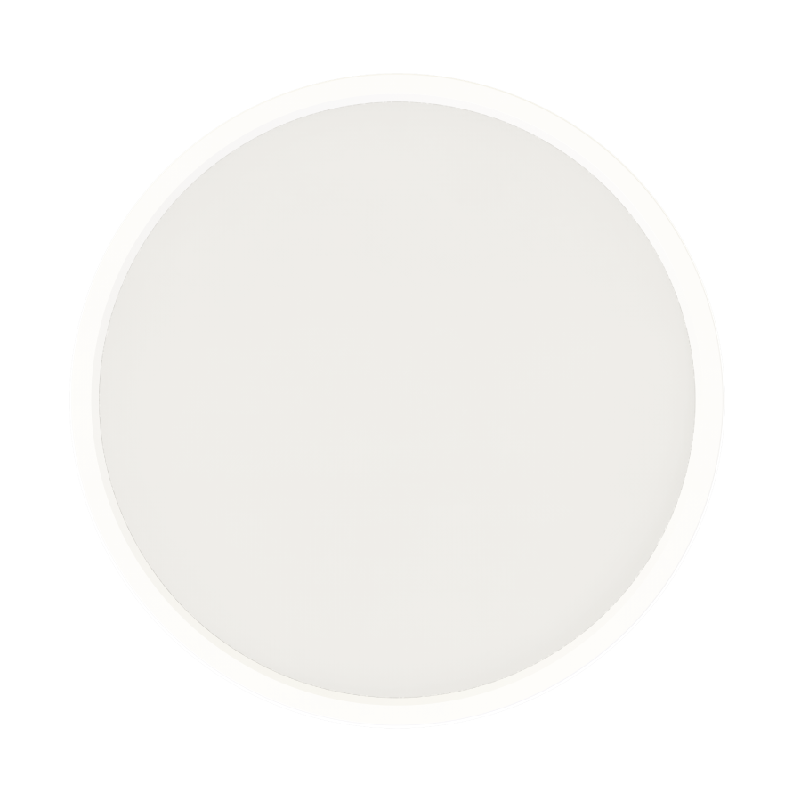 RAB SUMO-R-9 SUMO LED Surface Mount Ceiling Light – 9" Round – 18W – Selectable 2700K/3000K/3500K/4000K/5000K – 1506-1622 Lumens – 120V – 90 CRI – White Finish