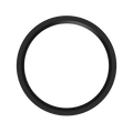 RAB SUMO-TRIM-R-5-BLK SUMO 5" Round Smooth Trim – Black Finish