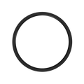 RAB SUMO-TRIM-R-7-BLK SUMO 7" Round Smooth Trim – Black Finish