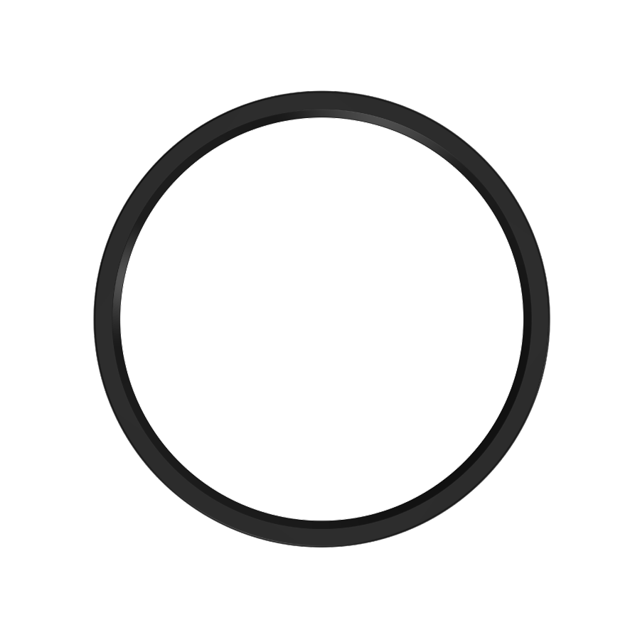 RAB SUMO-TRIM-R-7-BLK SUMO 7" Round Smooth Trim – Black Finish