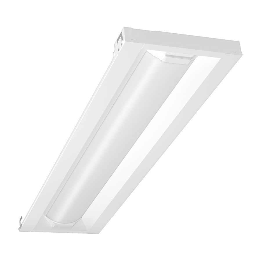 RAB SWISH34-1X4 LED Center Basket Troffer – 1x4 – Selectable 18W/25W/30W – 3500K/4000K/5000K – 2538-4109 Lumens – 120-277V