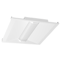 RAB SWISH34-2X2/MVS/E LED Center Basket Troffer – 2x2 – Selectable 18W/25W/30W – 3500K/4000K/5000K – 2397-3700 Lumens – 120-277V – Microwave Occupancy Sensor – Emergency Battery Backup